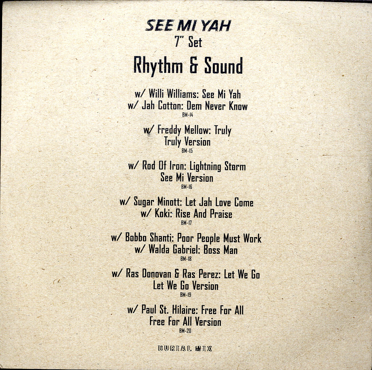 RHYTHM & SOUND [See Mi Yah 7