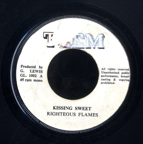 RIGHTOUS FLAMES / JAH LLOYD [Kssing Sweet ( Second That Emotion )/ Love Song]
