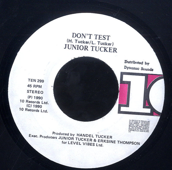 JUNIOR TUCKER [16 (Into The Night)/ Don't Test]