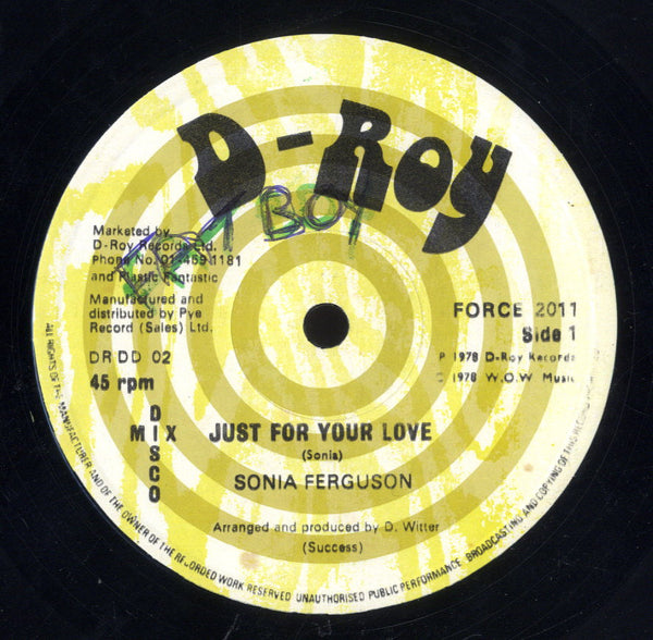 SONIA FERGUSON [Just For Your Love]