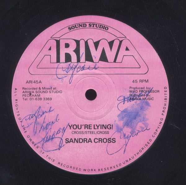 SANDRA CROSS / MAD PROFESSOR [You're Lying / Banana Republic]