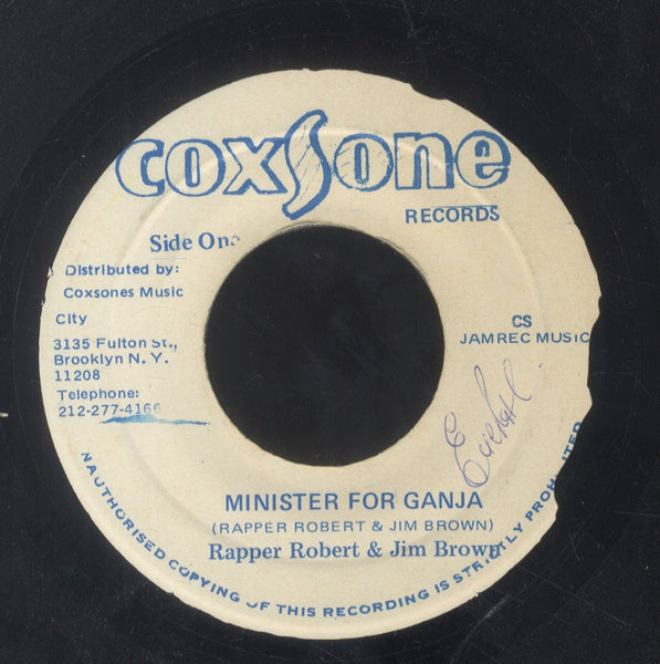 RAPPER ROBERT & JIM BROWN [Minister For Ganja]