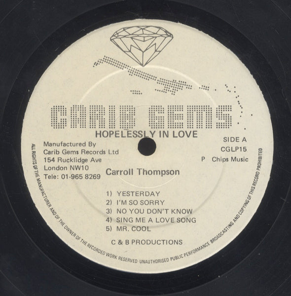 CARROLL THOMPSON [Hopelessly In Love]