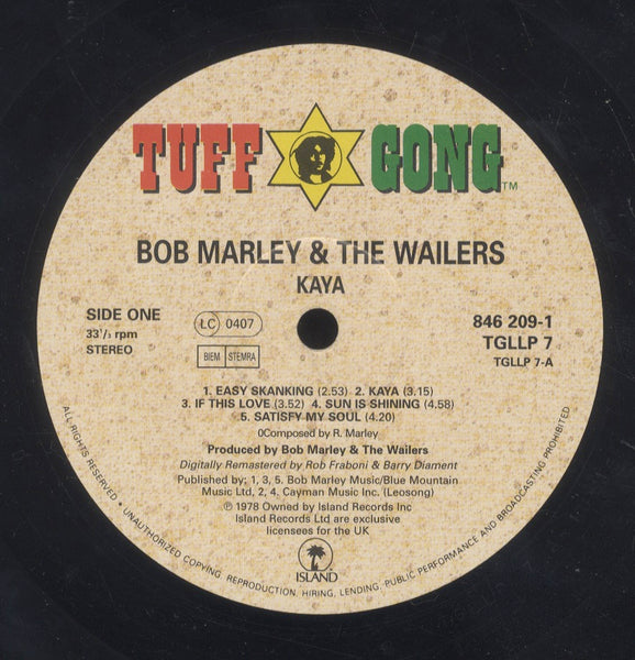 BOB MARLEY & THE WAILERS [Kaya]