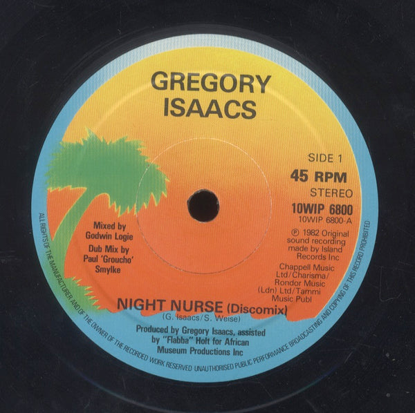 GREGORY ISACCS [Night Nurse / Material Man]