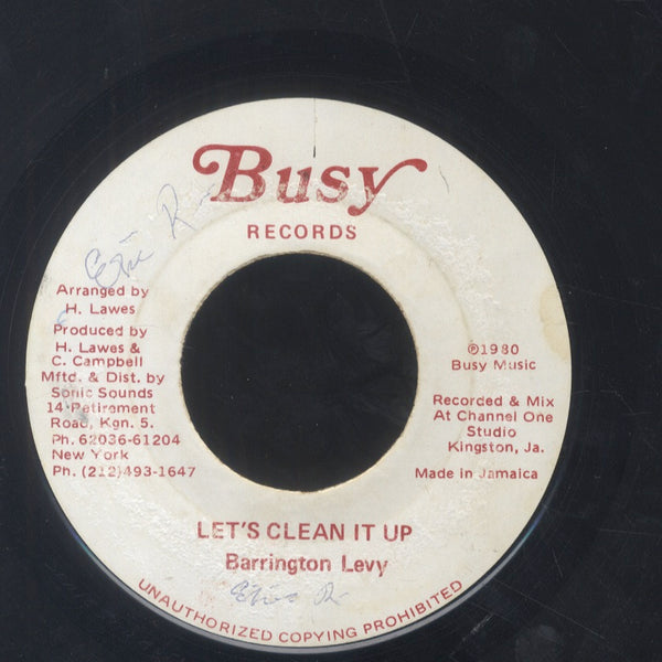 BARRINGTON LEVY [Let's Clean It Up]