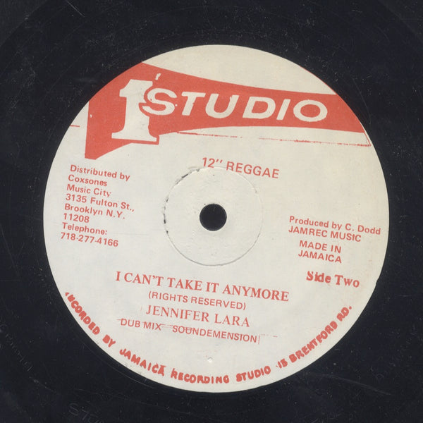 JENNIFER LARA / FRANKIE PAUL  [I Can't Take It Anymore / Rub A Dub With Feelings ]