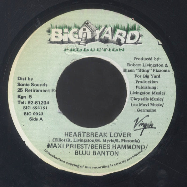 MAXI PRIEST, BERES HAMMOND & BUJU BANTON [Heartbreak Lover]