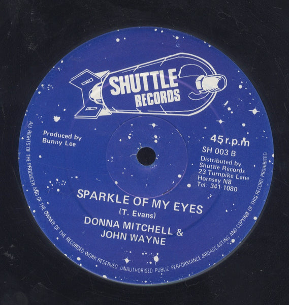 DONNA MITCHELL & JOHN WAYNE / TYRONE EVANS & JOHN WAYNE [Sparkle Of My Eyes / War International]