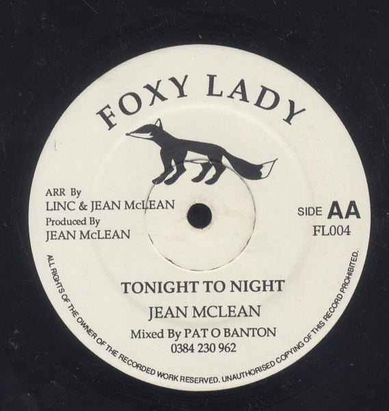JEAN MCLEAN [So In Love / Tonight To Night]