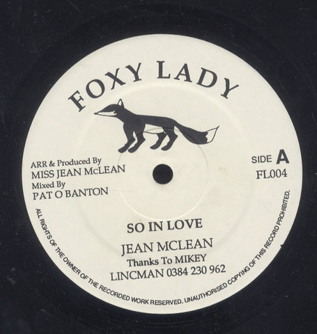 JEAN MCLEAN [So In Love / Tonight To Night]