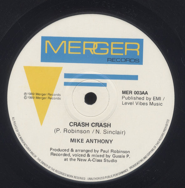 MIKE ANTHONY [Crash Crash / Cruising In Love]