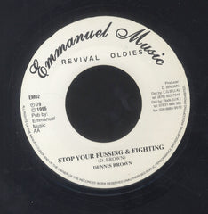 DENNIS BROWN [Stop Your Fussing & Fighting ]