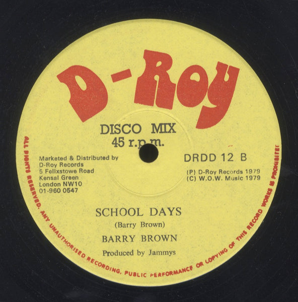 BARRY BROWN [Conscious Girl / School Days]