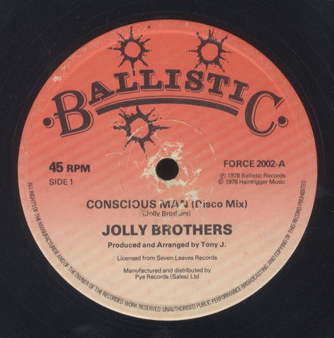 JOLLY BROTHERS / PRODIGAL CREATOR [Concious Man / Life]