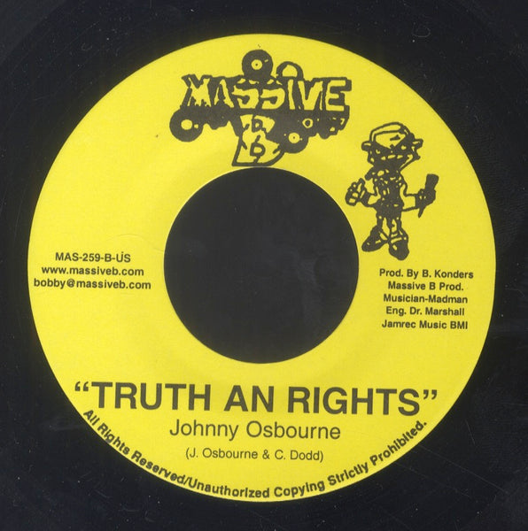 JOHNNY OSBOURNE & BURRO BANTON / JOHNNY OSBOURNE  [Truth / Truth And Rights]