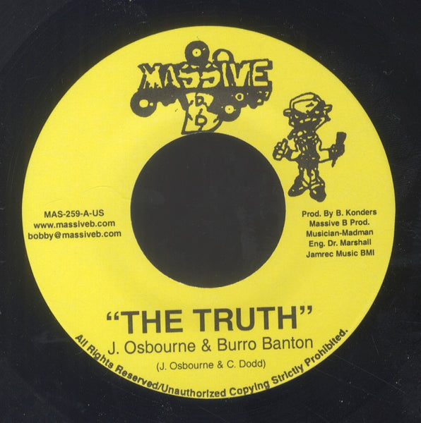 JOHNNY OSBOURNE & BURRO BANTON / JOHNNY OSBOURNE  [Truth / Truth And Rights]