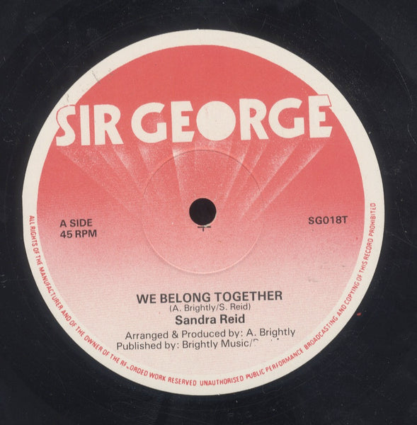 SANDRA REID [We Belong Together / Time Will Make It Better]