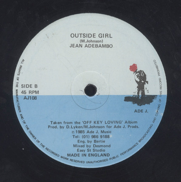 JEAN ADEBAMBO [I've Made Up My Mind / Outside Girl]