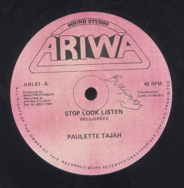 PAULETTE TAJAH  [Stop Look Listen]