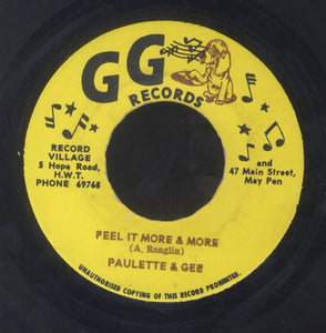 PAULETTE & GEE / WINSTON WRIGHT [Feel It More & More / It's Been A Long Time]
