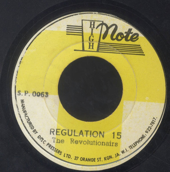THE REVOLUTIONARIES [Regulation15]