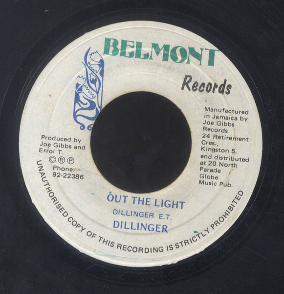 DILLINGER / JOE GIBBS & THE PROFFESSIONALS [Hold Me Tight / Out The Light ]