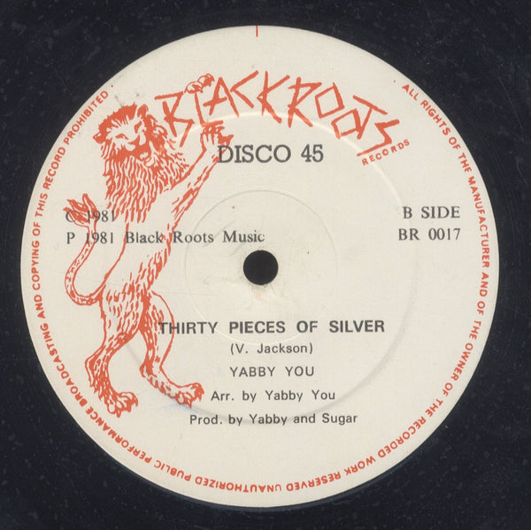 WILLIE WILLIAMS / YABBY YOU [Come Mek We Rilley / Thirty Pieces Of Silver]