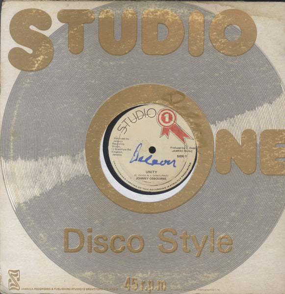 ROLANDO ALPHONSO & BRENTFORD ALL STARS / JOHNNY OSBOURNE  [Sir D Special / Unity ]