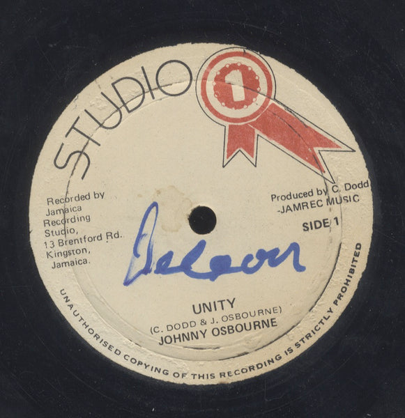 ROLANDO ALPHONSO & BRENTFORD ALL STARS / JOHNNY OSBOURNE  [Sir D Special / Unity ]