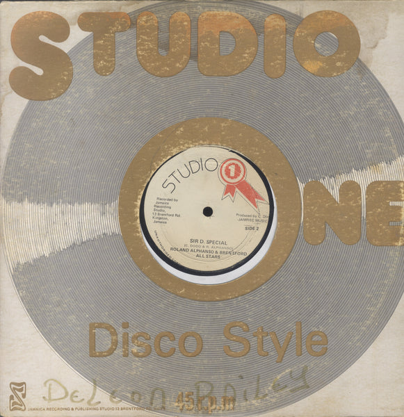 ROLANDO ALPHONSO & BRENTFORD ALL STARS / JOHNNY OSBOURNE  [Sir D Special / Unity ]