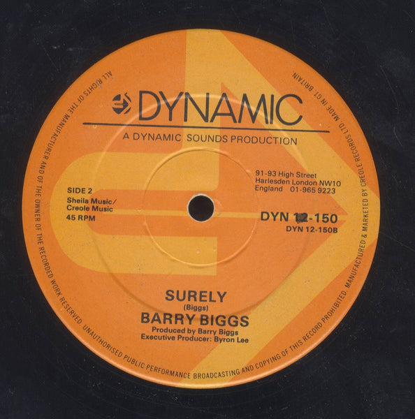 BARRY BIGGS [What's Your Sign Girl? / Surley]