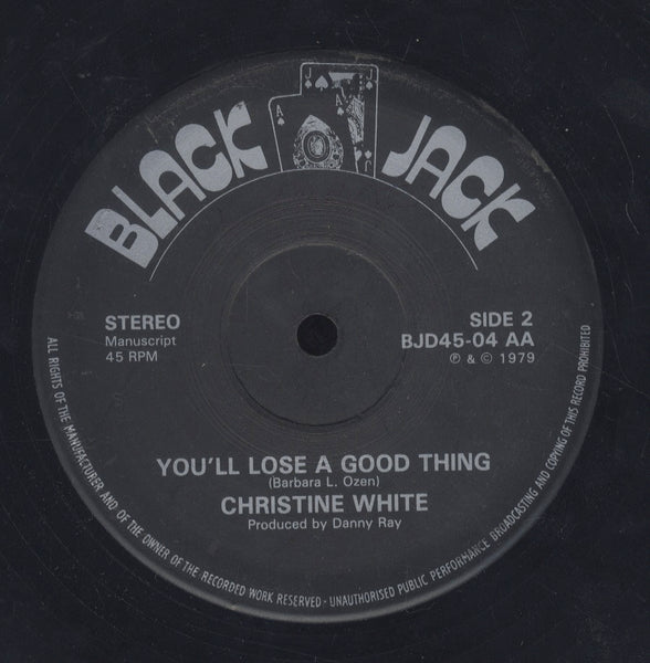 CHRISTINE WHITE [Caught By Love / You'll Lose A Good Thing]