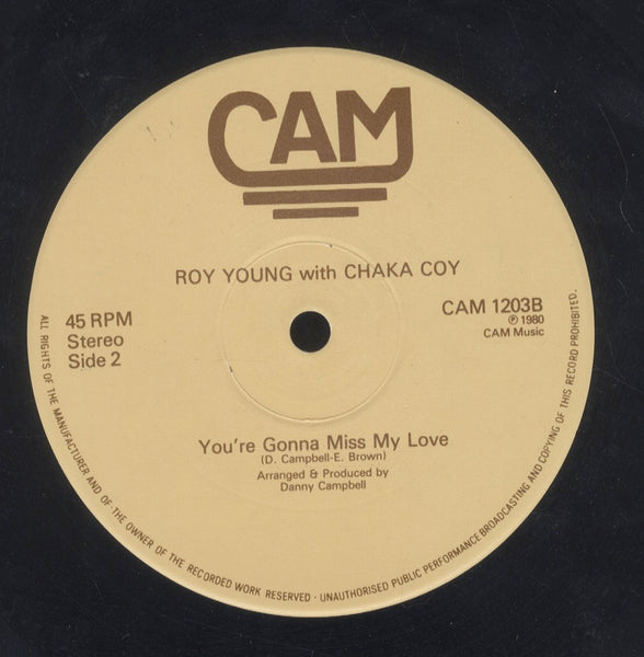 ROY YOUNG [Gimme Some Sign / You're Gonna Miss My Love]