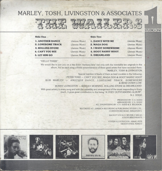 THE WAILERS [Marley, Tosh, Livingston & Associates]