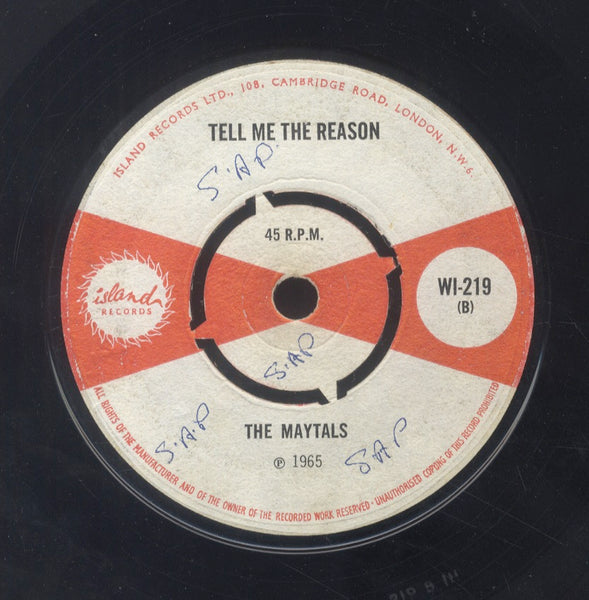 PHILIP JAMES ( THE BLUES BUSTERS ) / THE MAYTALS [Wide Awake In A Dream / Tell Me The Reason]