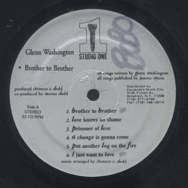 GLEN WASHINGTON [Brother To Brother]