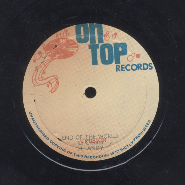 HORACE ANDY - ERROL SCORCHER / HORACE ANDY [Rock Me Pretty Baby / The End Of The World]