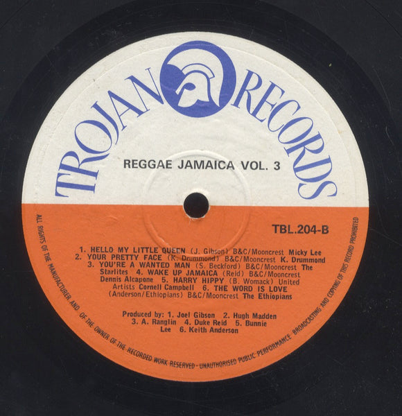V. A. CORNELL CAMPBELL.TENNORS.JOHN HOLT. [Reggae Jamaica 3]