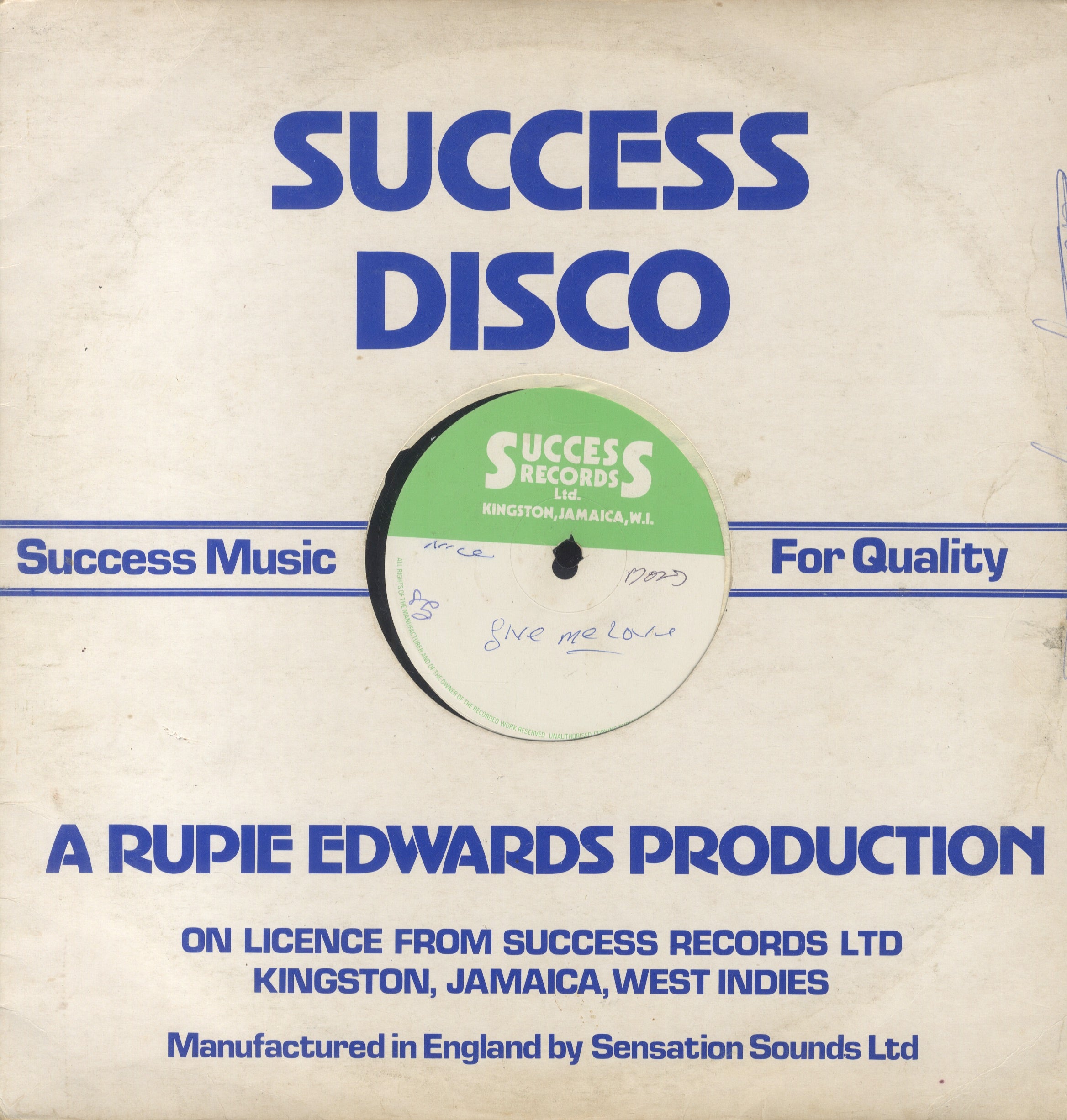 RUPIE EDWARDS [Give Me Love & Affection / Do You Love Me]