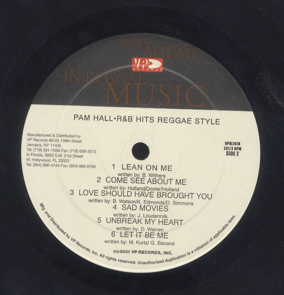 PAM HALL [R&B Hits Reggae Style]