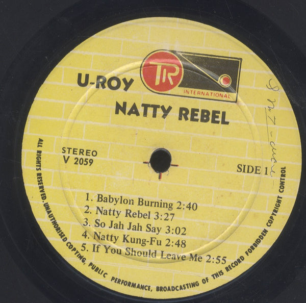 U - ROY [Natty Rebel]