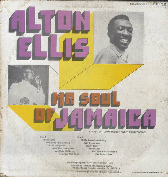 ALTON ELLIS [Mr Soul Of Jamaica]