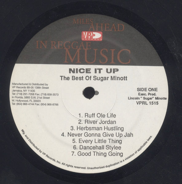 SUGAR MINOTT [Nice It Up (The Very Best Of Sugar Minott)]