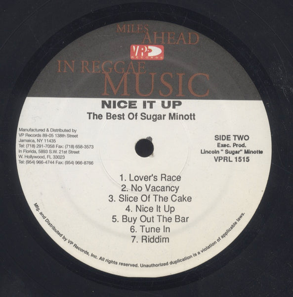 SUGAR MINOTT [Nice It Up (The Very Best Of Sugar Minott)]