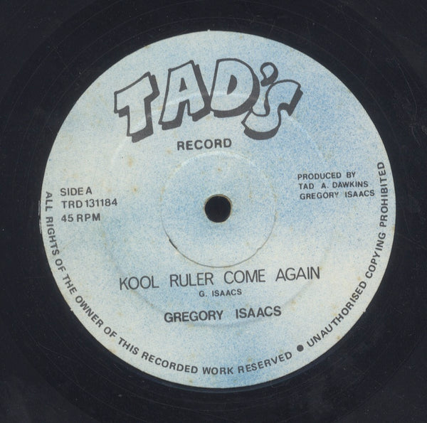 GREGORY ISAACS [Kool Ruler Come Again]