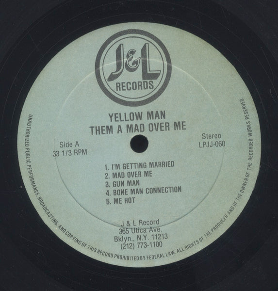 YELLOW MAN [Them A Mad Over Me]