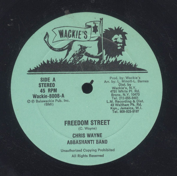 CHRIS WAYNE / SANTA RANKING [Freedom Street / Nuh Put It Deh]