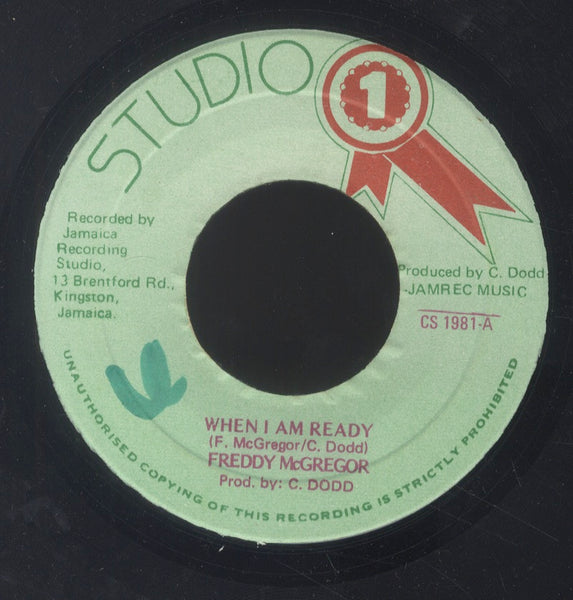 FREDDIE MCGREGOR [When I Am Ready]