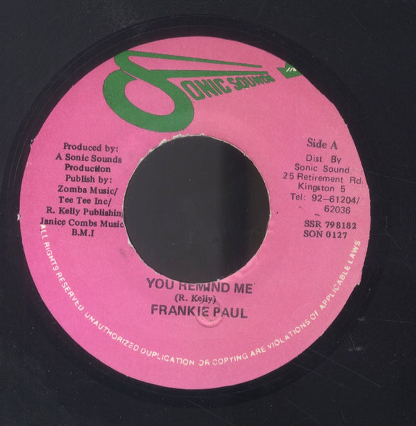 FRANKIE PAUL [You Remind Me]